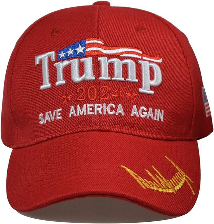 Trump 2024 Hat Make America Great Again Embroidered Adjustable Baseball Cap