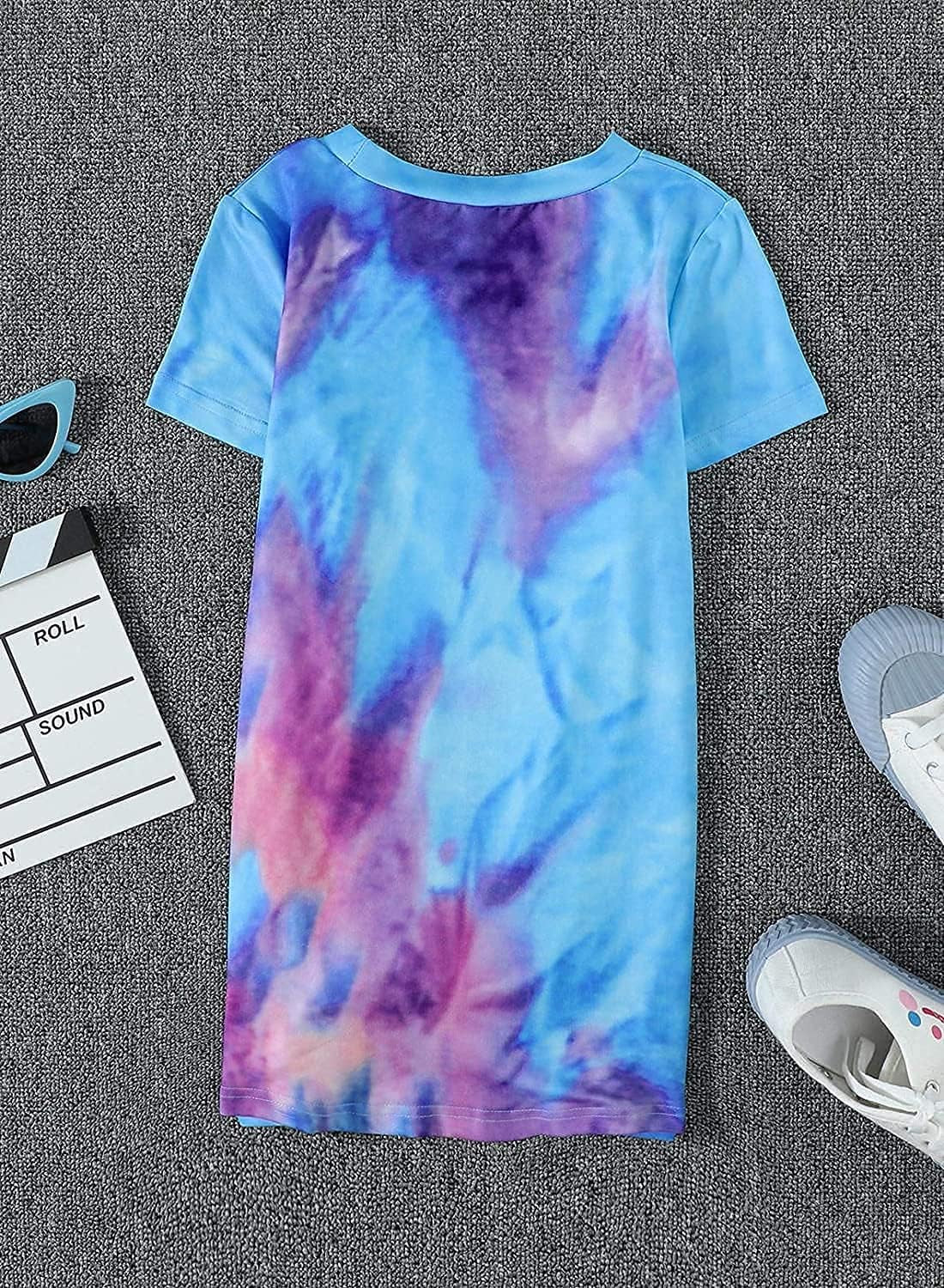 Girls Casual Tunic Tops Knot Front Long Sleeve Loose Soft Blouse T-Shirt Size 4-13
