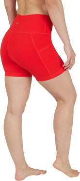 - High Waist Power Flex Biker Shorts with Side Pockets - 5", 7", 9"