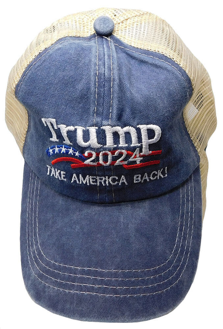Trump 2024 Hat Make America Great Again Embroidered Adjustable Baseball Cap